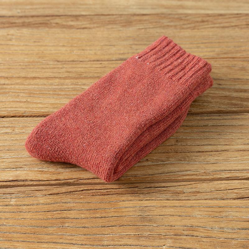 Men's Extended Winter High-top Super Thick Wool Socks, Women's Fleece Socks, Large-sized Long Top Loose Cold-proof Cotton Socks