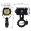 2pcs Waterproof Motorcycle Auxiliary Light Motorcycle Work Light  Night Riding