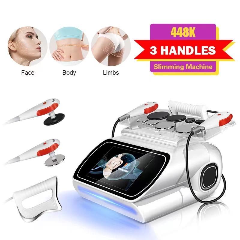 Portable 448KHZ Radiofrequency Tecar Therapy RET CET Diathermy Body Shaper Pain Relief Skin Tightening INDIBA Deep Treatment