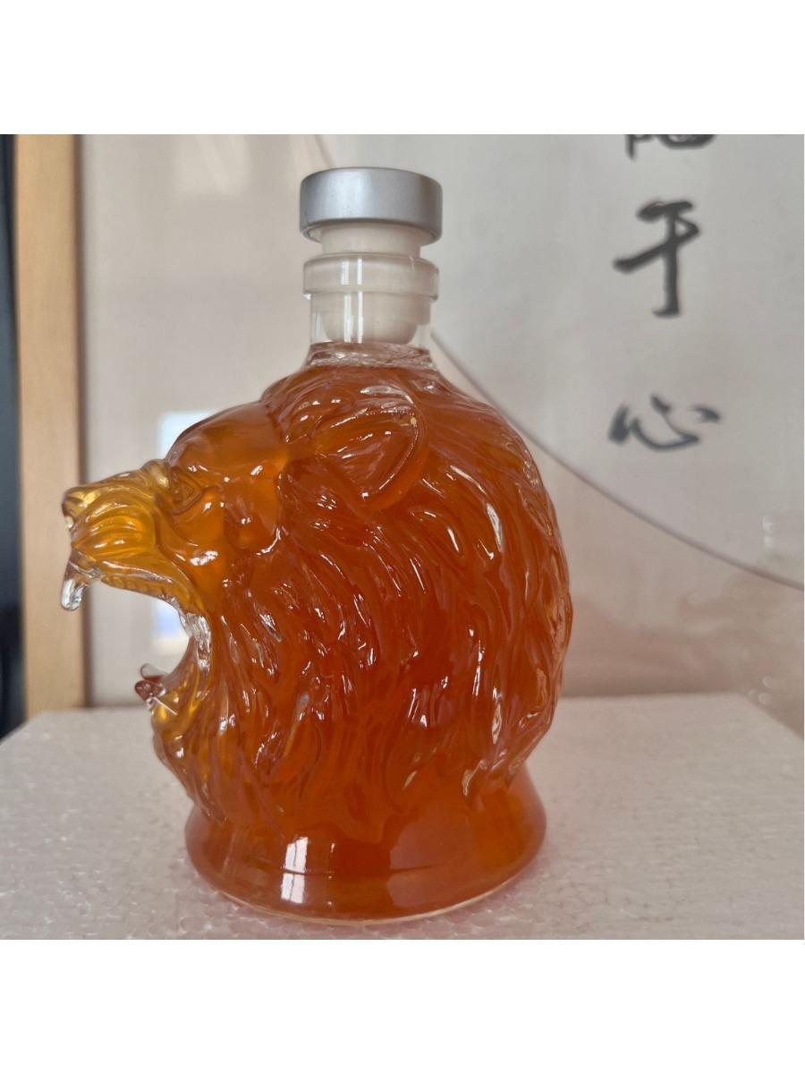 

Подарок пенсионеру-любителю виски Герметичная пробка для виски Элегантный дизайн со львом Декантер для виски с герметичной крышкой для вина