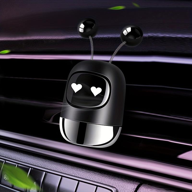 Cute Robot Car Aromatherapy Air Freshener-Fragrance Source with Balm/Tablet/Stick-Car Air Outlet Clip - Cartoon Robot Car Perfume Decoration Accessory