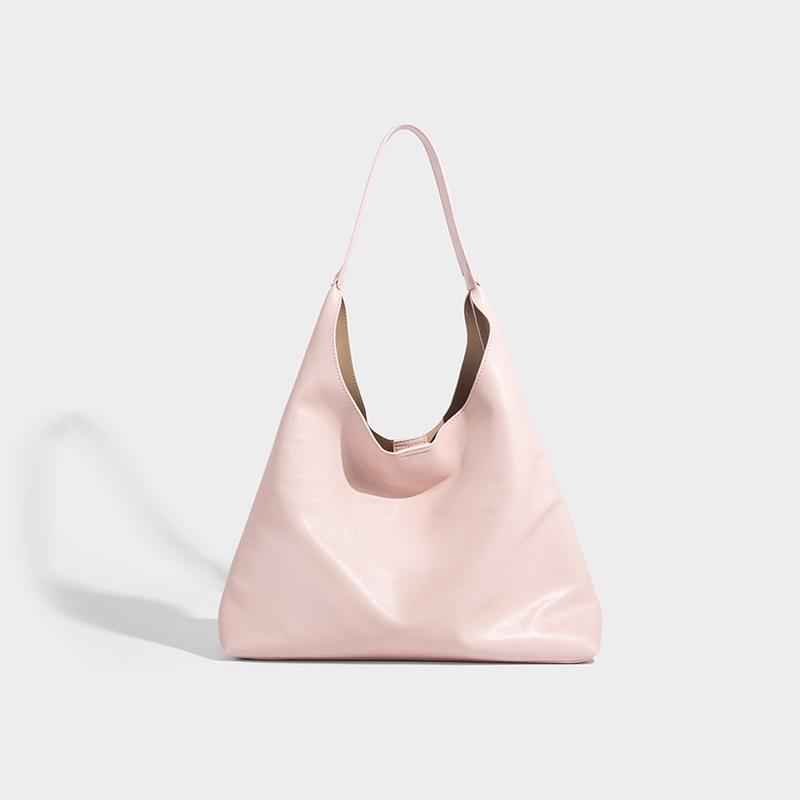 Simple Fashion Handbag for Women New Stylish Versatile Solid Color Single Shoulder Bag High-end Large Capacity Tote Bag