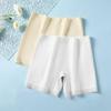 Fen Teng Women's 2-Pack Pure Cotton Anti-Exposure Lace Safety Shorts