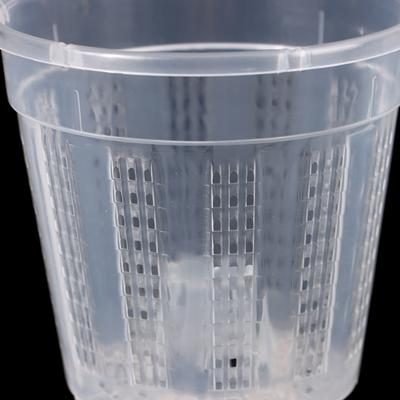 1Pc Household Garden Planter Drainage Pots With Holes Transparent Orchid Baskets Plastic Breathable Flower Pots Accessories