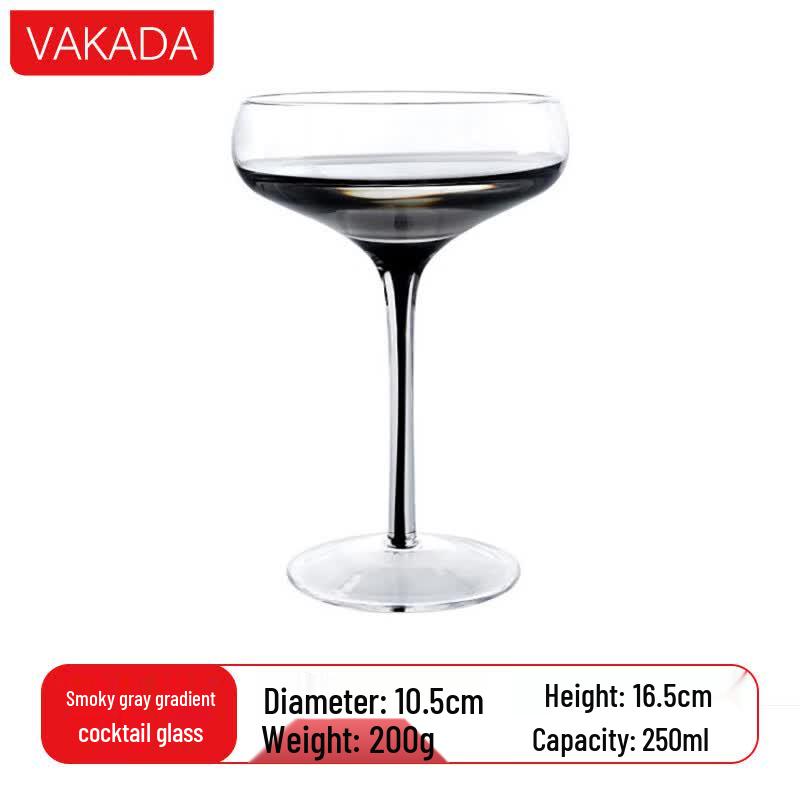 VAKADA High Borosilicate All-Purpose Stemmed Glass