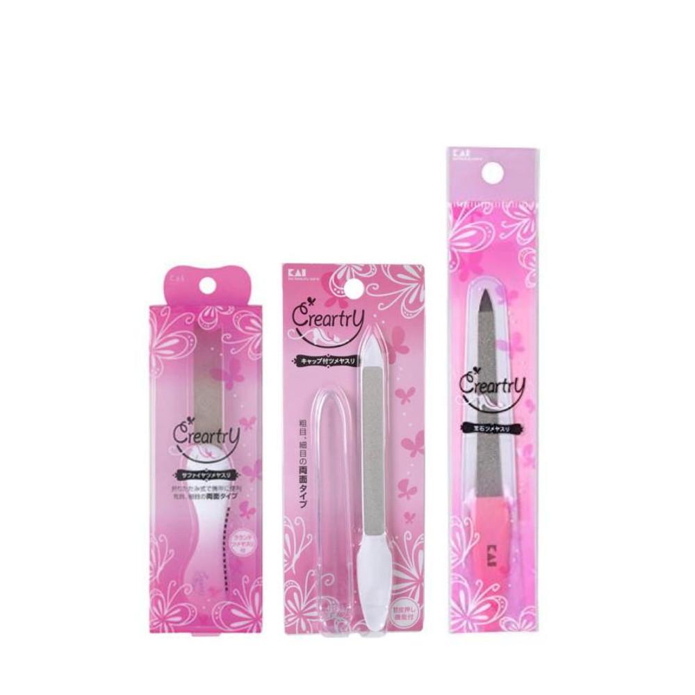 

Япония KAI Creartry Пилки для ногтей - Сапфировая / С чехлом / Драгоценный камень Gem