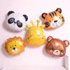 5pcs Cartoon Lion Tiger Giraffe Panda Head Balloon Forest Animal Theme Birthday Party Decoration Anniversaries Festive Backdrops