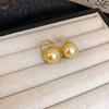 Zircon pearl simple earrings simple versatile retro Internet celebrity earrings fashion design earrings