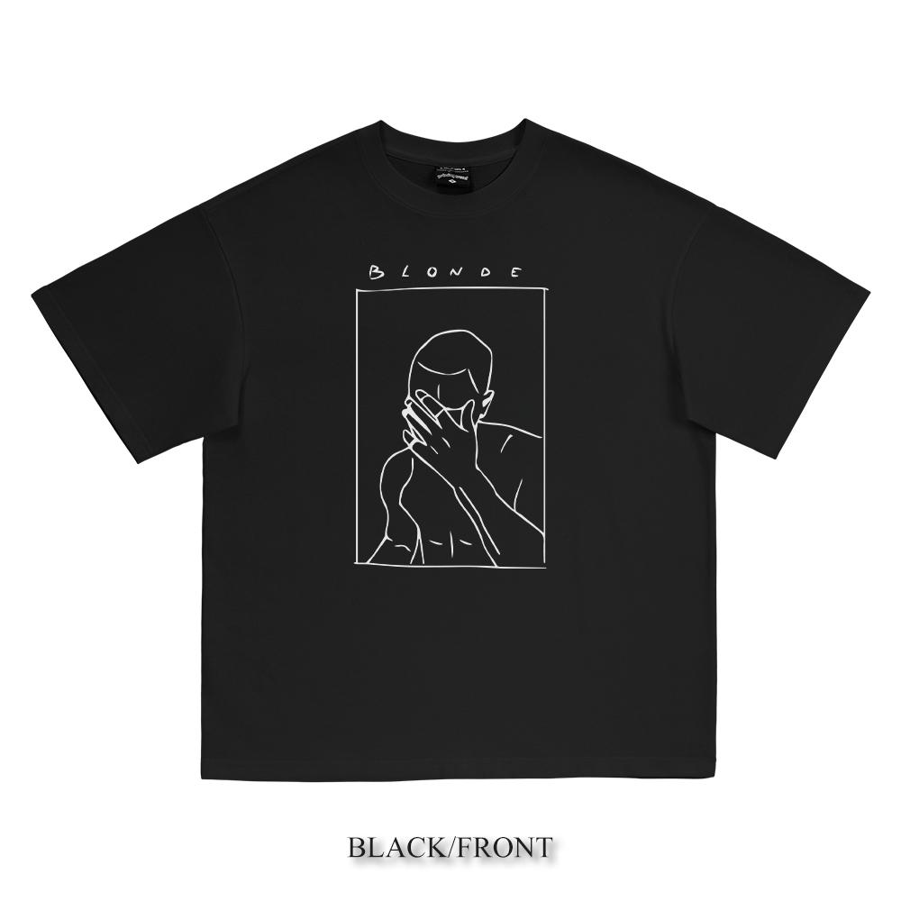 Summer Men's Frank Ocean Rapper Hip Hop Printed High Street Round Neck T-shirt Made of Pure Cotton High Quality Short Sleeve