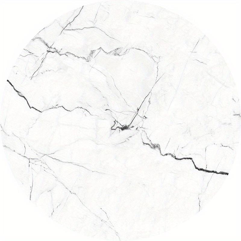 2PCS Random Marble-textured Ceramic Absorbent Coasters with Cork Base Bar Drink Coasters with Non-slip Design At The Bottom. Red