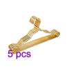 5 Pcs/set Suit Clothes Rack Aluminum Alloy Clothes Adult Rack Slip-seamless Metal Clothes Hanger Closet Organizer Home Supplies