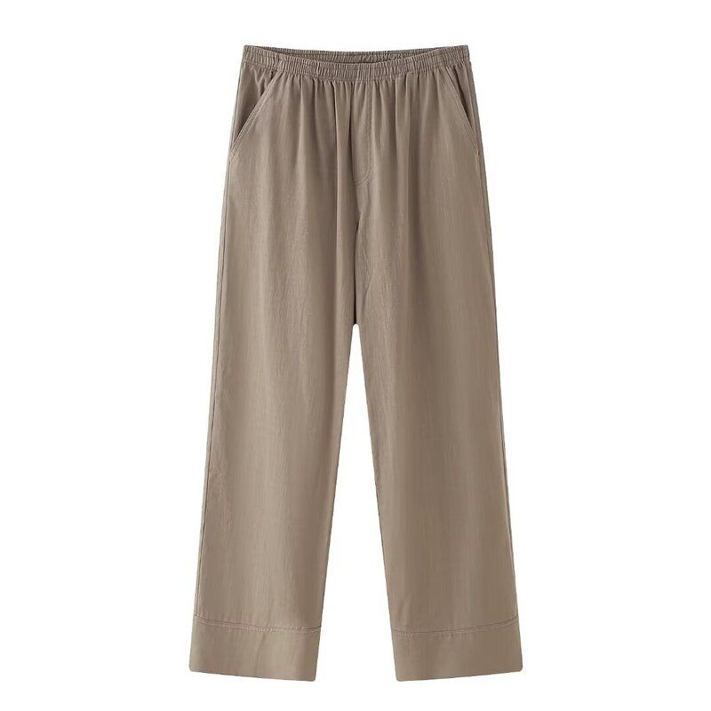 

Fashion Style 2024 Autumn New Women s Clothing Vacation Style Long Sleeves Elegant Casual Outerwear Pants 5427744 Long model L