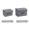 Fold Non Woven Fabric Storage Box Gray Home Supplies Clothing Underwear Sock And Kid Toy Storage Organizer Cosmetics