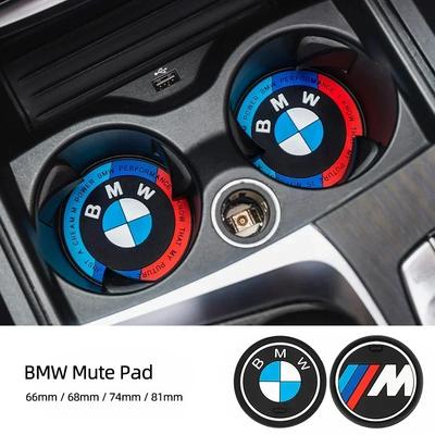 E60 E93 2025 New For BMW M X3 X5 X6 2Pcs Rubber Car Coaster Buffer Anti Noise Mat Cushion For BMW F15 G05 F16 G06 F25 G01 G08 F