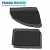 4X Magnetic Car Window Sun Shade Cover Mesh Shield UV Protection Car Accessories