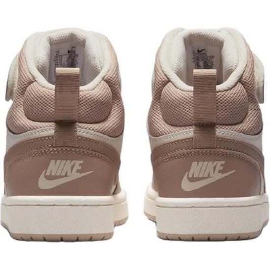 Nike Court Borough Anti Slip Wear Resistant Mid Top Kids Skateboarding Shoes