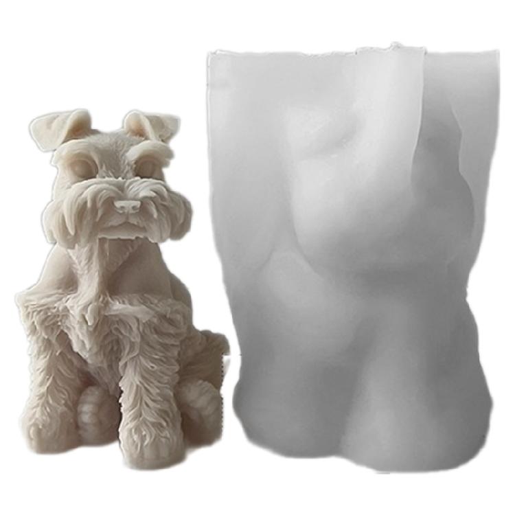 Stampo in Resina per Candele Animali Cane 3D Candela Aromaterapica Stampo in Silicone Decorazioni per la Casa