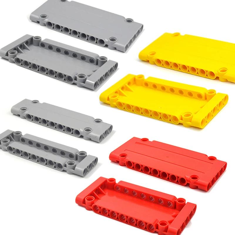 MOC Parts Brick Works With All brand Technical Parts 64782 15458 Flat Panel Plate 1x5x11 1X3X11 Mechanical Construction Bricks Car
