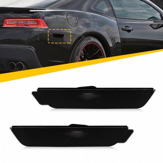2 шт. Дымчатые корпуса крышек задних боковых габаритных огней для Chevrolet Camaro 10-15 EXV