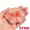 2026 Cartoon Summer Tropical Style Embroidered Patches Coconut Shell Hat Slippers Patch Iron On Patches For Clothing Decoration