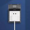Plastic Waterproof Socket Box Transparent Switch Socket Cover Electrical Safety Guard  Wall-mounted