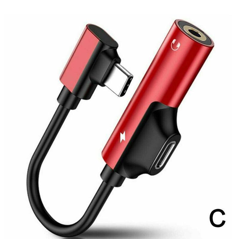Aux 3.5 Adapter Charger Usb-c Type C To 3.5mm Jack TypeC Audio Splitter Headphone Cable Earphone For Xiaomi Mi6 Mix2 for huawei