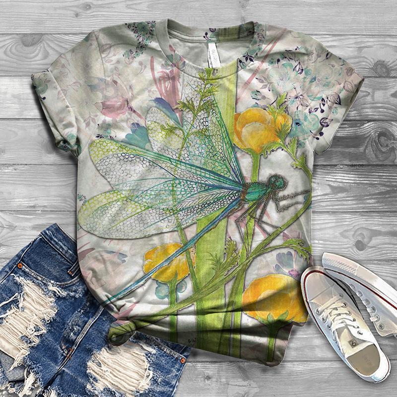 Mode Totenkopf Aufdruck Damen T-Shirt Sommer Kurzarm Freizeit T-Shirt Top Y2k Große Größen Damenbekleidung