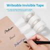 Invisible Tape,12 Rolls Tape Refills Bulk, Writable Tape 3/4 X 1000 Inches, Matte Transparent Tape for Dispenser, School Office Home Supplies for