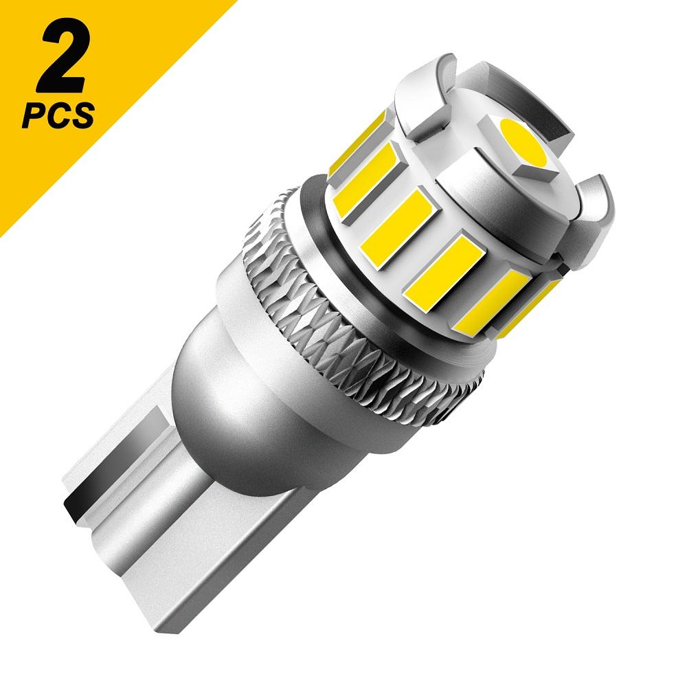 2x W5W LED T10 LED Bulbs Canbus 4014 3020 SMD For Car Parking Position Lights Interior Map Dome Lights 12V White Auto Lamp 6500K Dome Lights 6