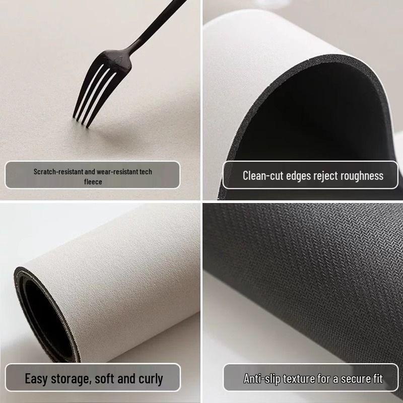 Lux Diatomaceous Earth Washing Machine Mat - Dustproof, Absorbent, Easy To Clean, Stain-Resistant, Non-Slip, Customizable Size.