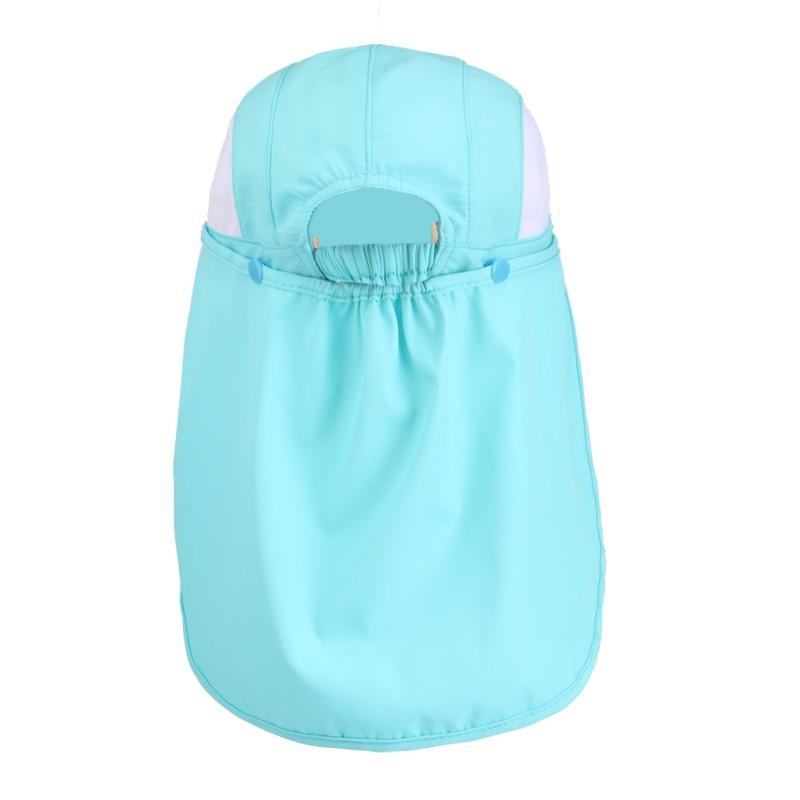 Baseballkappe Jungen Frühling und Sommer Outdoor Radfahren Bergsteigen Reisen Sonnenschutz Schatten Nackenschutz Umhangkappe Kinderkappe