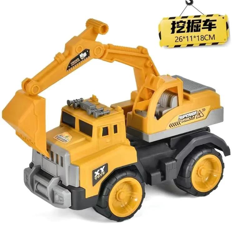 Classic Kids Simulation Inertia Engineering Car Toy Excavator Model Tractor Toy Dump Truck Model Car Toys For Children Gift