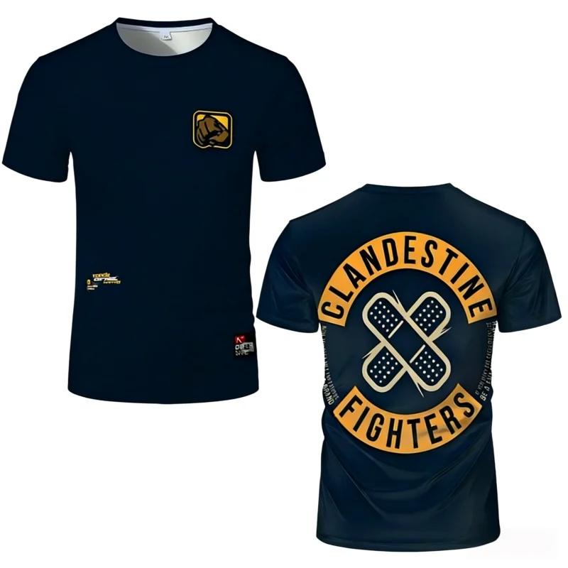 2026 3D-Druck Boxen RANDA Atmungsaktive Sportbekleidung Herren Kampfsportbekleidung Outdoor Freizeit Kurzarm Herren Oberteile T-Shirts Strand Surfen