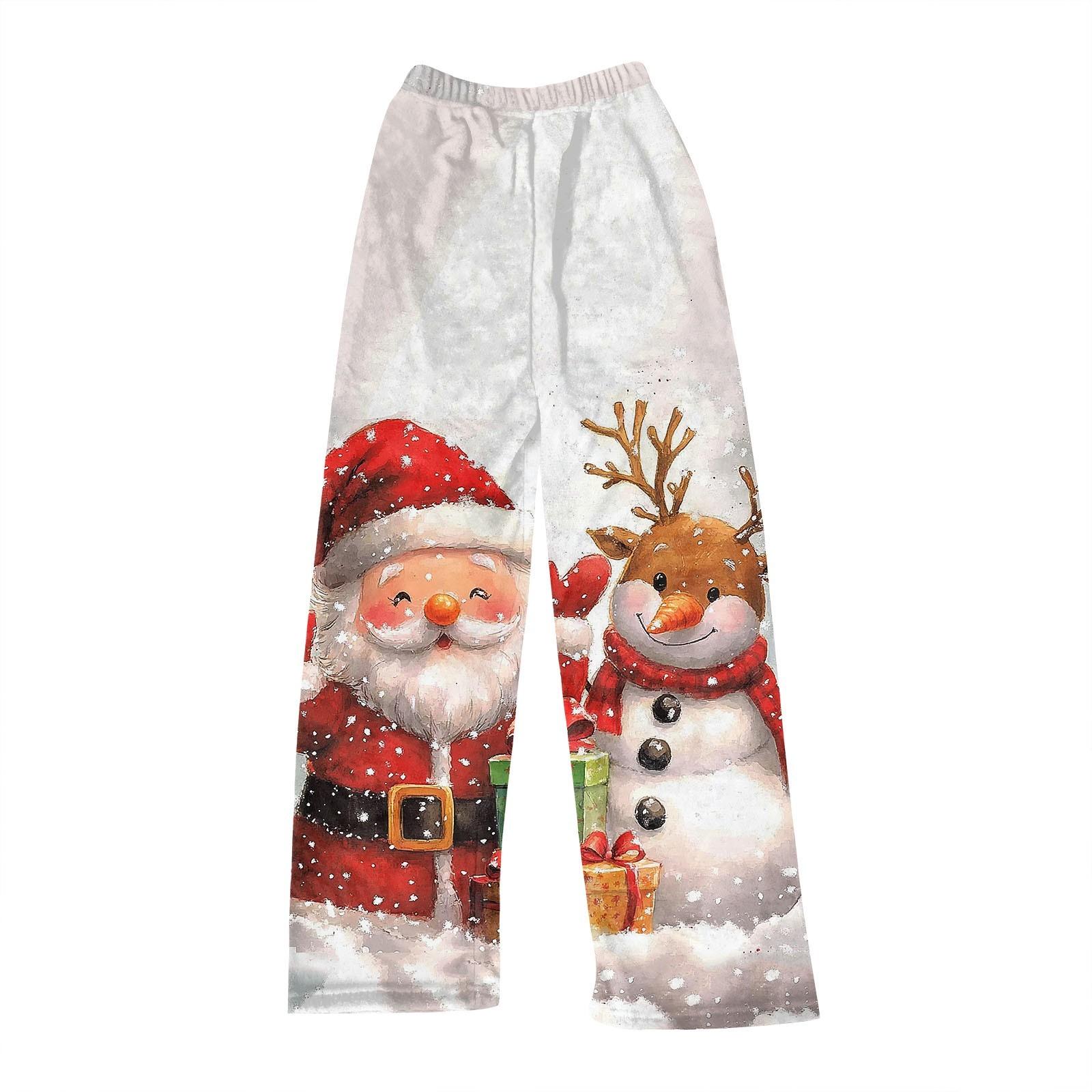 

Дитяча модна зимова піжама з довгими брюками в повну довжину 160 Кіновар