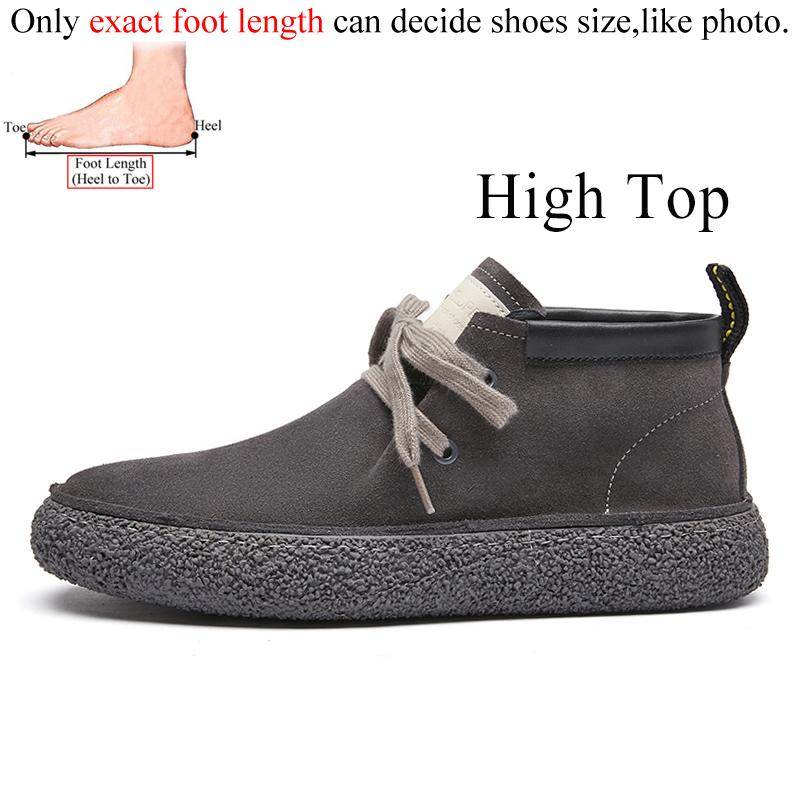 Luxusmarke Herren Wildleder Leder Freizeitschuhe Echtes Leder Natürlich Handgefertigt Anti-Rutsch Design Frühling Herbst