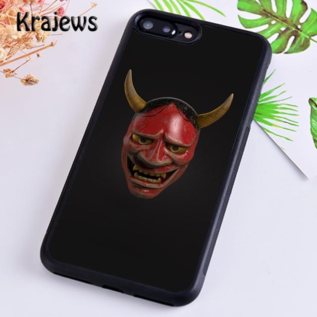 Krajews Japonská Oni Hannya Démoní Maska Kryt na Telefon Pro iPhone 14 6s 7 8 plus X XR XS 11 12 13 pro max Samsung S21 S22 ultra