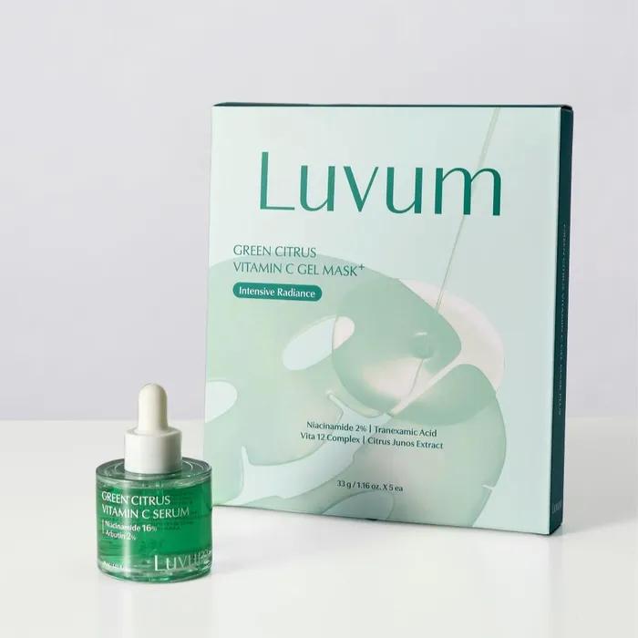 

[Набор Toning Plus] Сыворотка с витамином C Green Citrus Plus 30 мл + Гелевая маска Plus 5 штук