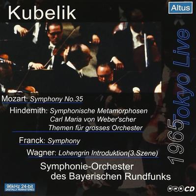 CD KUBELK  Mozart Symphony No. 35 Huffner and ALT009 Japan Classical Used