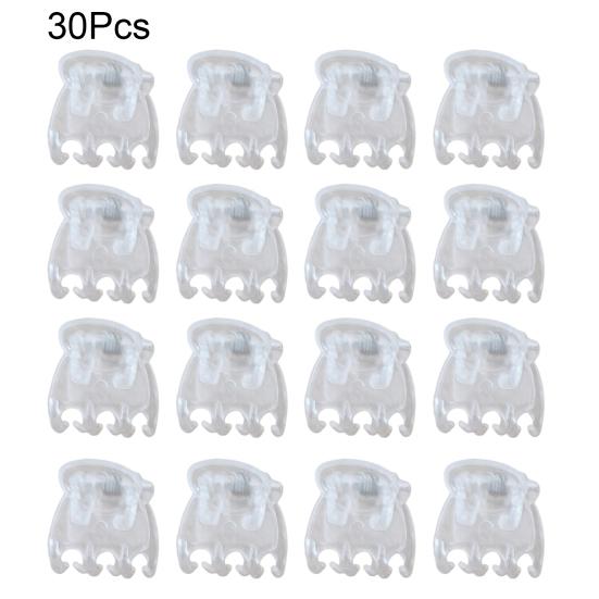 Transparente Pflanzenklammern Kunststoff Phalaenopsis-Klammern Orchideen-Stütz-Klammern für Blumenzweige Kletterpflanzen Ranken Tomaten