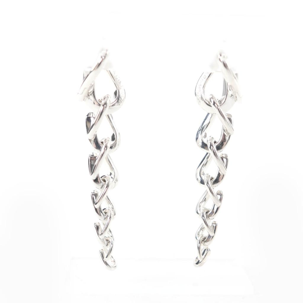 Great TIFFANY&Co. Pierce Forge Drop Link Silver AG925 Women Used