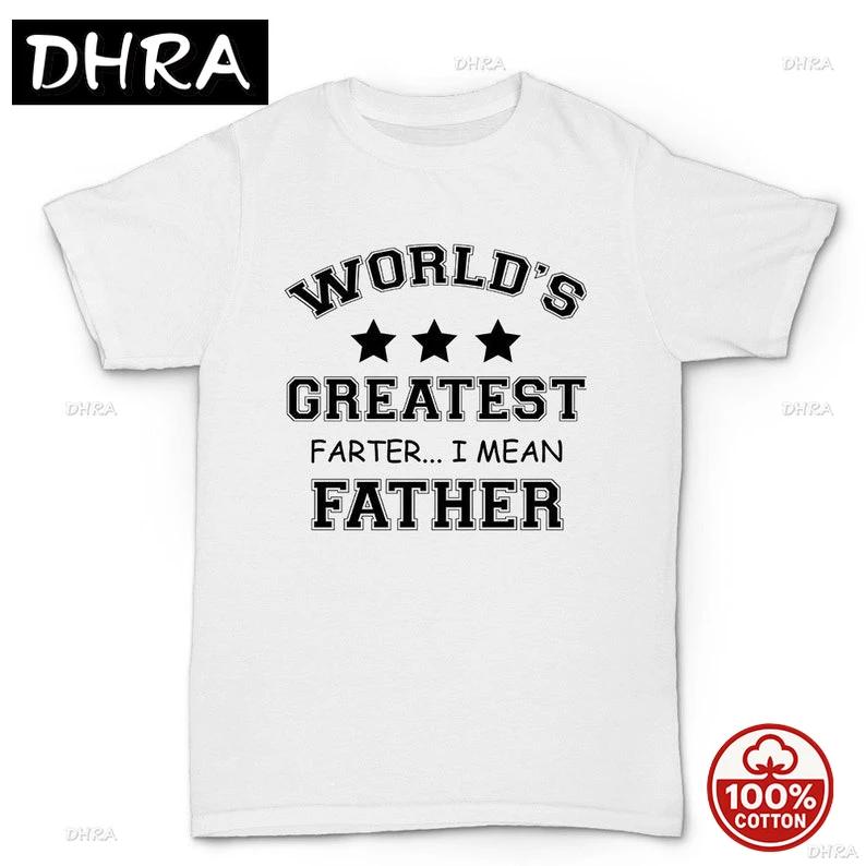 Worlds Greatest Farter Father Fathers Day Unisexs T Shirt Tee Top Tshirt Gift for Boyfriend Unisex Breathable Soft Crew Neck Tee S