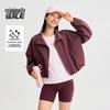 Benlai Women's Water-Repellent Drop Shoulder Stand Collar Jacket
