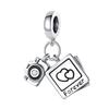 Glamour Jewelry Suitcase Camera Beaded Silver Plated Diy Accessories For Bracelets Necklace Women