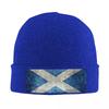 New Flag Of Scotland Grungy Vintage Version Warm Knitted Cap Hip Hop Bonnet Hat Autumn Winter Outdoor Beanies Hats For Unis