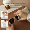 Retro Chinese Style Automatic Closing Sunglasses Pouch