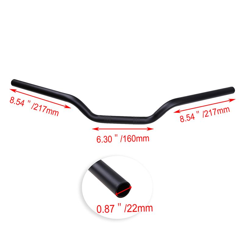 Universal 22mm 7/8" Motorcycle Handlebars Vintage Steering Wheel Fit for Most Motorcycles Triumph Scrambler Tracker Scooter