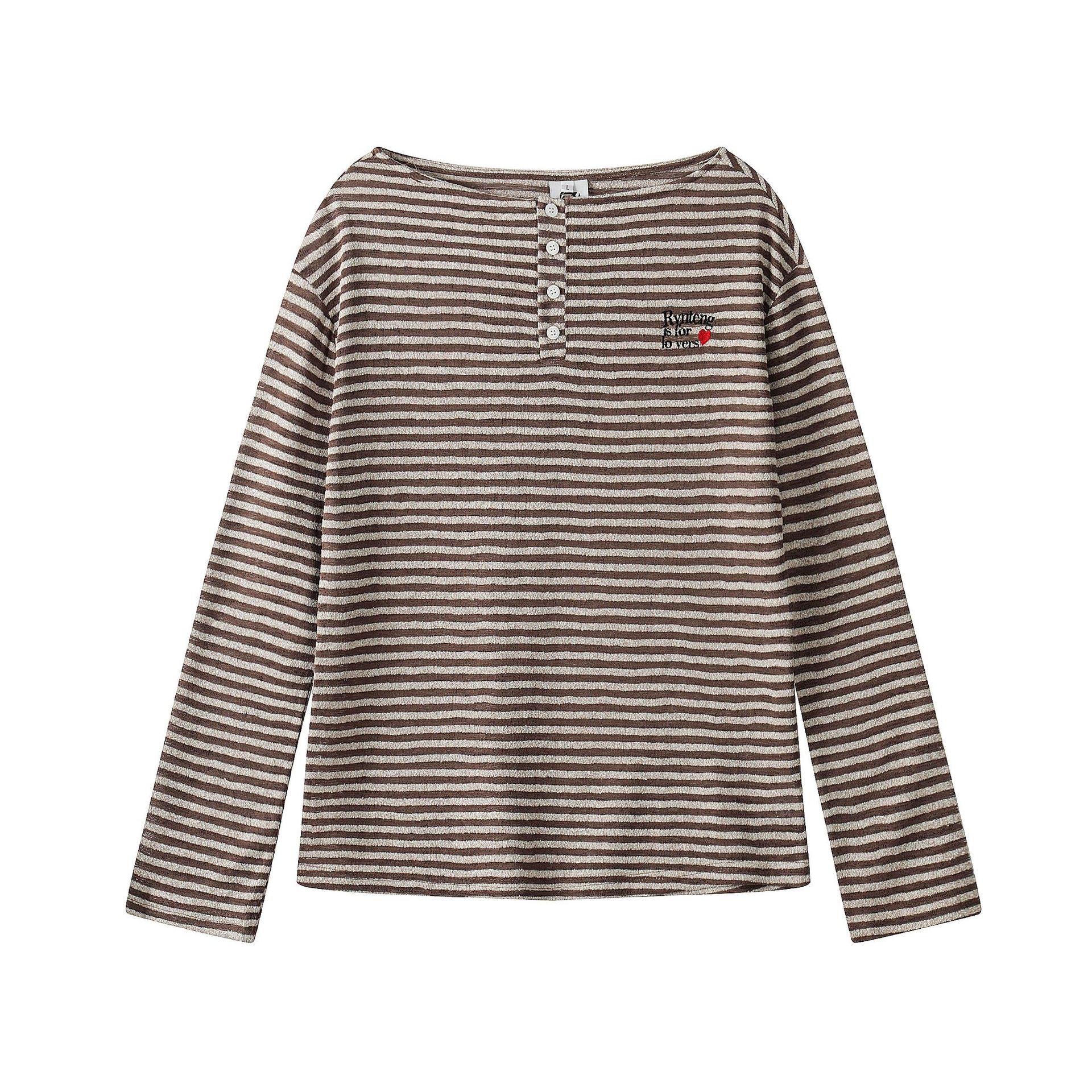 Women s Slim-Fit Striped Hooded Long-Sleeve T-Shirt - American Spicy Girl Spring 2026 Small кофейный