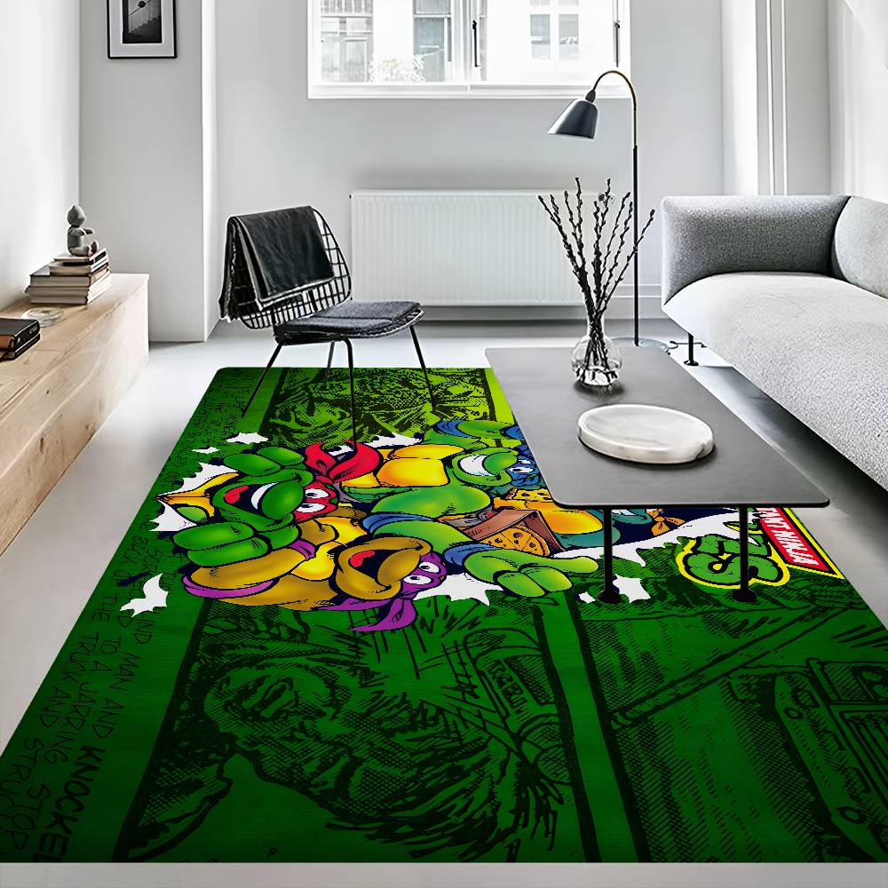 Anime N-Ninja Turtles Door Mat Washable Non-Slip Living Room Sofa Chairs Area Mat Kitchen Doormat Area Rug