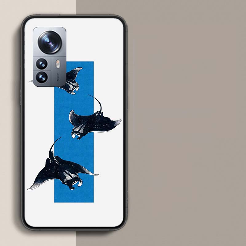 

Чехол для телефона Рыба Скат для Xiaomi 15 Poco X7 X6 F7 14 Ultra Mi F6 F5 F4 F3 X5 X4 X3 M6 Pro M5 M5S M3 Capa Coque Xiaomi Poco X5 Pro