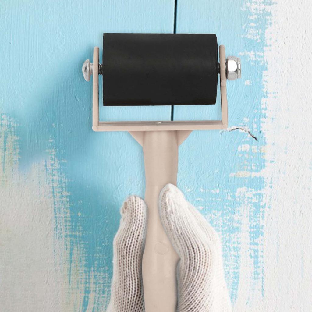 Plastic Handle Printmaking Brayer Ink Painting Rubber Roller Art Stamping Tool (Primary Color)